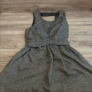 Wool Tweed Pinafore Urban Outfitters Cooperative Grey